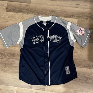 Majestic NEW YORK YANKEES DEREK JETER  Men's JERSEY Sz 2XL